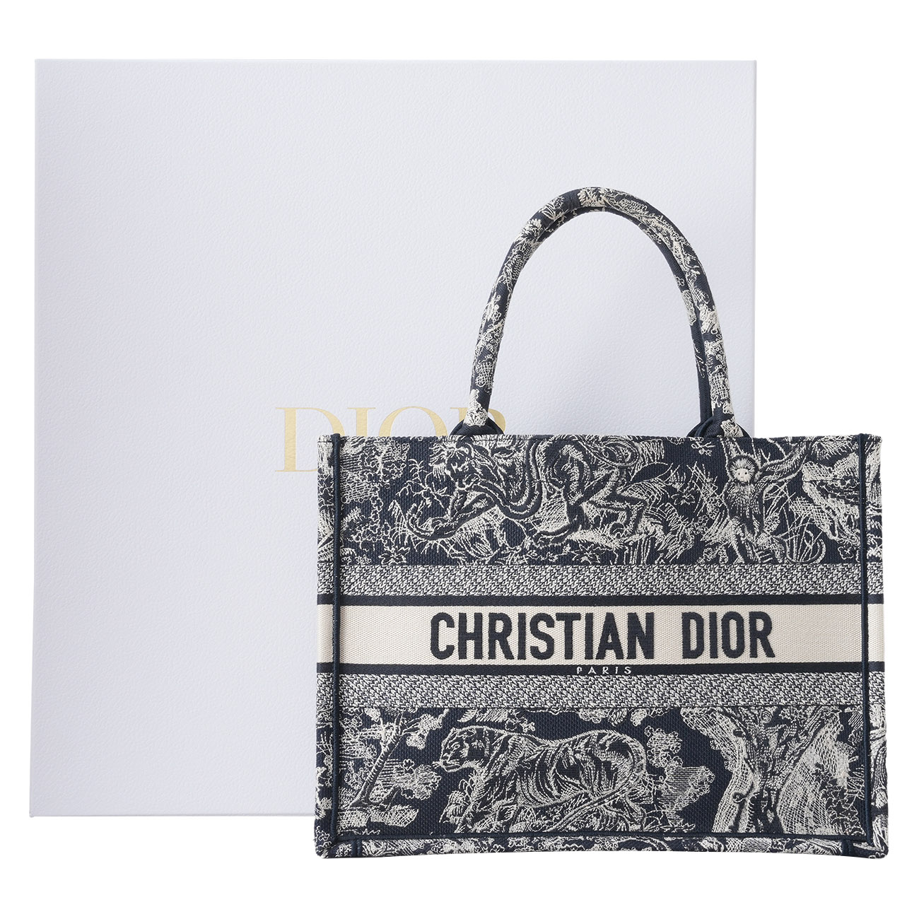 CHRISTIAN DIOR(USED)디올 북토트 미듐